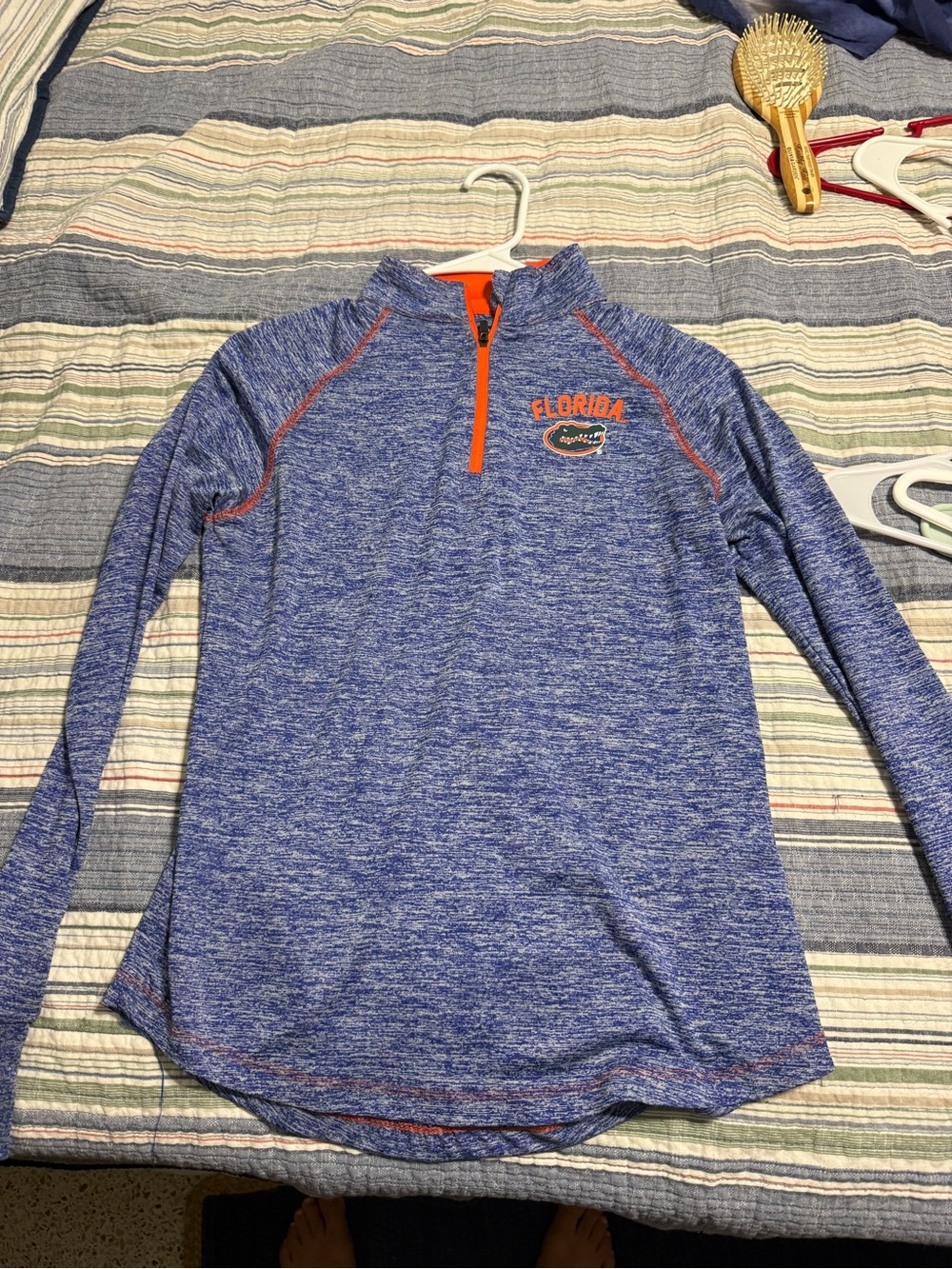Florida Gators Youth Blue 1/4 Zip Athletic Top